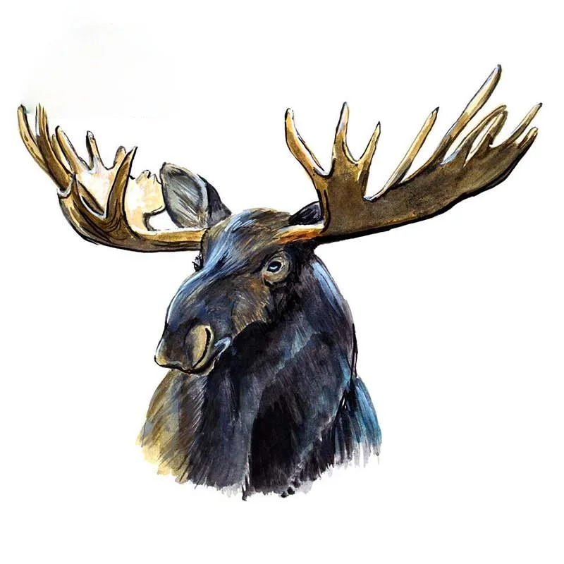 Colorful Sticker Moose Head Sticker Decal Car Boat Auto SUV ATV Camper Tailgate Hood Roof Visor Car Sticker KK13*11cm
Colorful Sticker Moose Head Sticker Decal Car Boat Auto SUV ATV Camper Tailgate Hood Roof Visor Car Sticker KK13*11cm