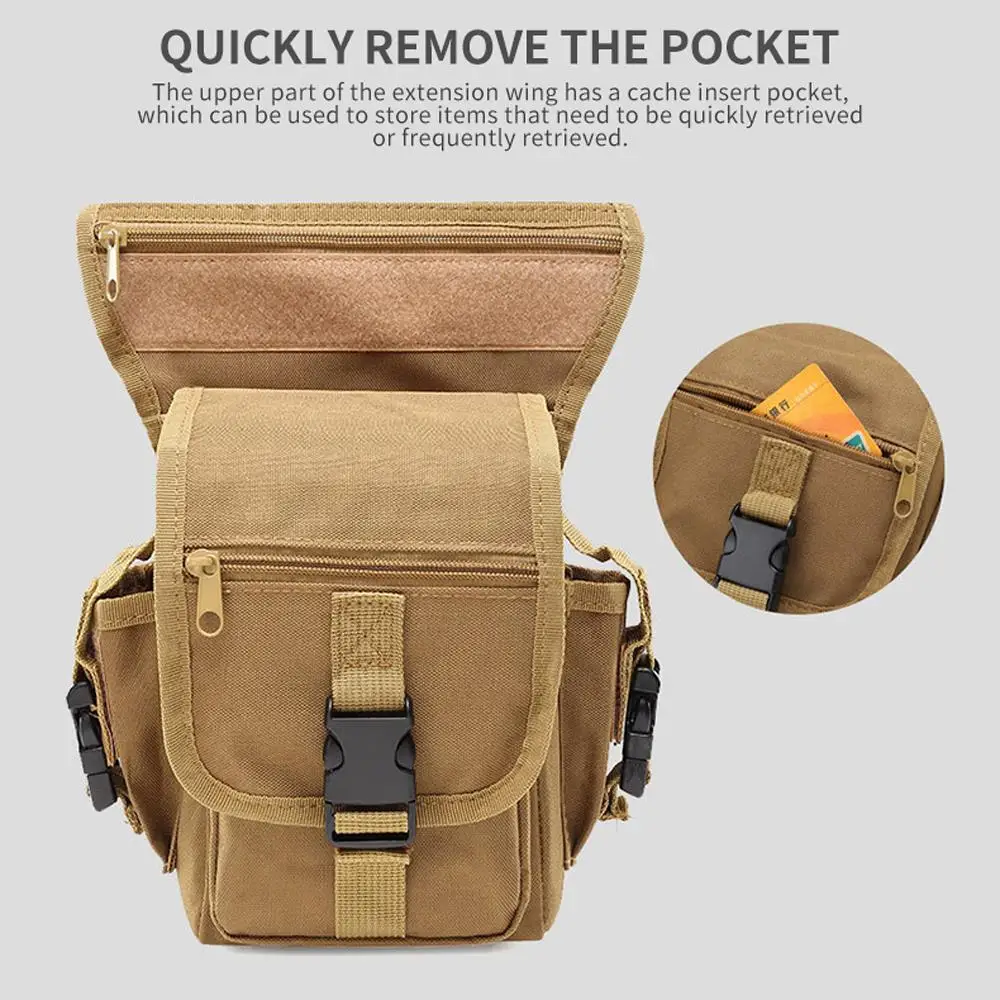 Outdoor Pocket Waist Pouch Leg Bag Travel 900D Oxford Waterproof Cloth About 10L Diagonal Package Military Sports Bag Fashion
Outdoor Pocket Waist Pouch Leg Bag Travel 900D Oxford Waterproof Cloth About 10L Diagonal Package Military Sports Bag Fashion