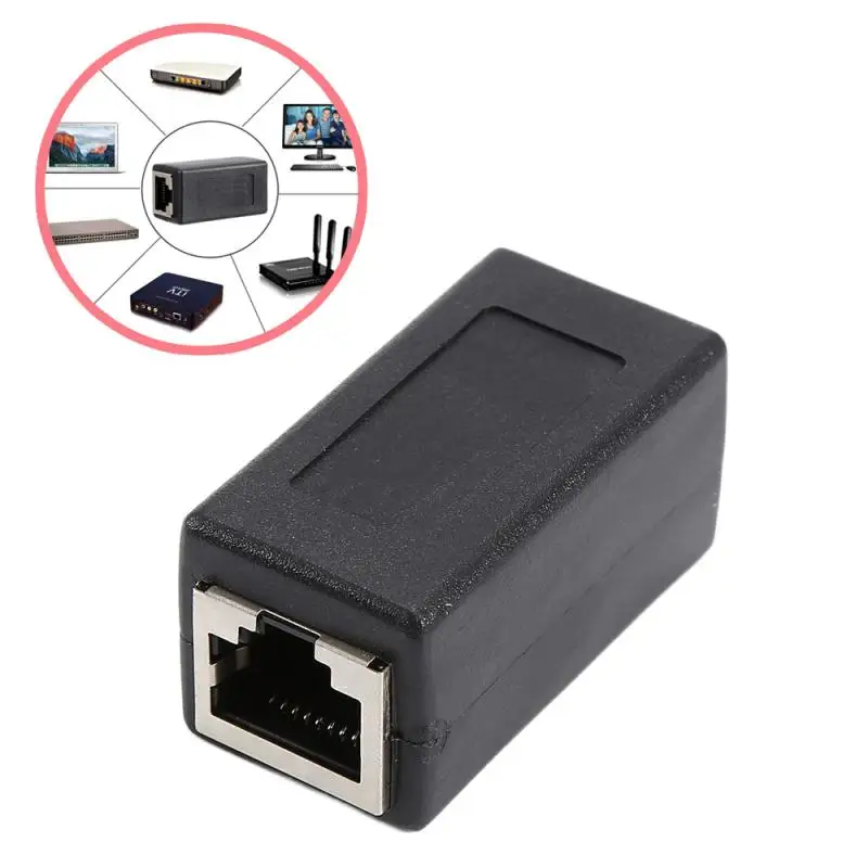 RJ45 разъем Cat7/6/5e Ethernet адаптер сети кабельный удлинитель для Ethernet кабель женский в линию муфта
RJ45 разъем Cat7/6/5e Ethernet адаптер сети кабельный удлинитель для Ethernet кабель женский в линию муфта