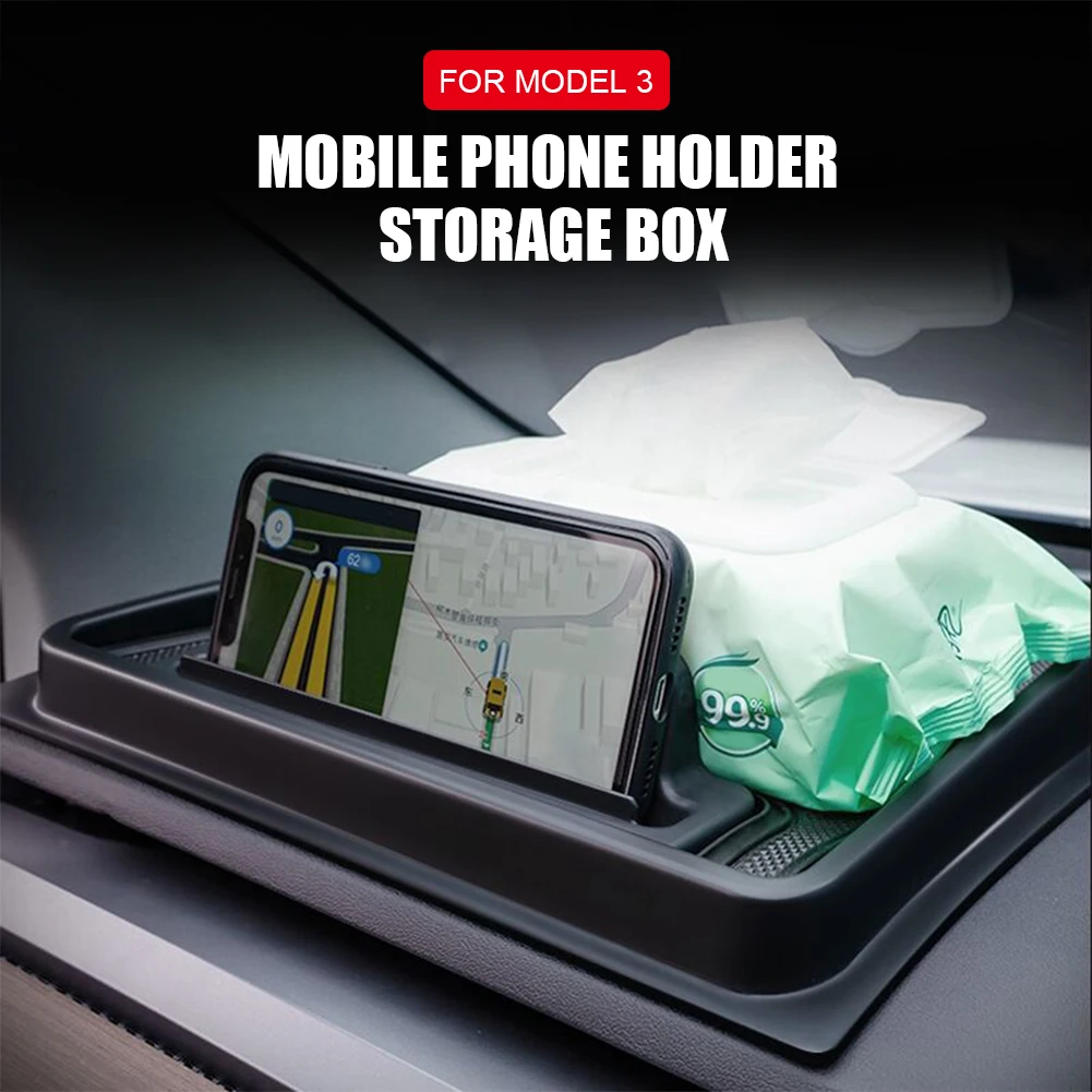 Car Dashboard Storage Box Organizer Console Storage Tray Phone Holder Grip Tray for Tesla Model 3 Y S X Interior Accessories
Car Dashboard Storage Box Organizer Console Storage Tray Phone Holder Grip Tray for Tesla Model 3 Y S X Interior Accessories