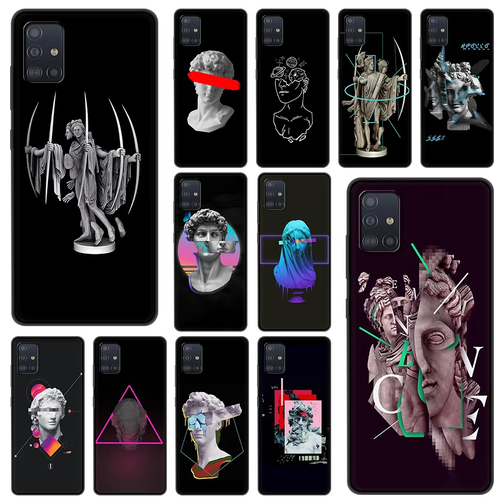 Plaster Statue David Aesthetic Art Case For Samsung A51 A71 A21S Bag Fundas Black Cover For Samusng A01 A11 A31 A41 M31 Shell
Plaster Statue David Aesthetic Art Case For Samsung A51 A71 A21S Bag Fundas Black Cover For Samusng A01 A11 A31 A41 M31 Shell