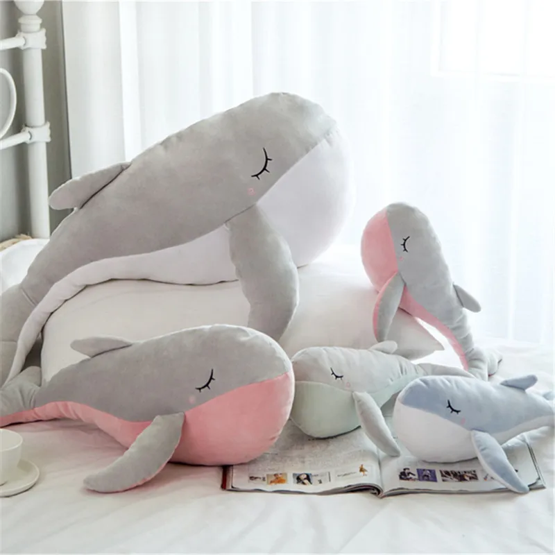 35/60/80 cm cute whale pillow plush toy whale plush doll software filled sleeping pillow sofa cushion children's doll birthday g
35/60/80 cm cute whale pillow plush toy whale plush doll software filled sleeping pillow sofa cushion children's doll birthday g