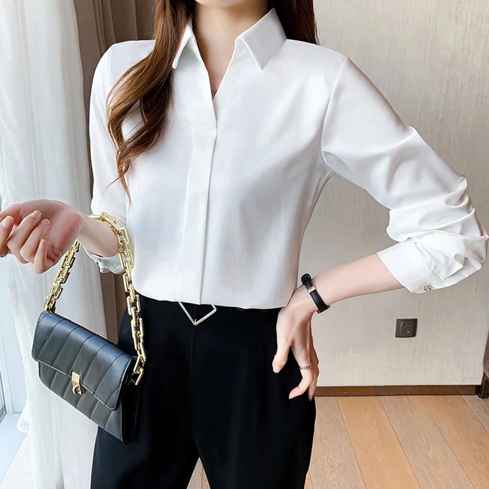 New Fashion White Top Woman Long Sleeve V-Neck Shirts Blusas Mujer De Moda 2022 Spring Simple Office Blouse Chic Chiffon Shirt
New Fashion White Top Woman Long Sleeve V-Neck Shirts Blusas Mujer De Moda 2022 Spring Simple Office Blouse Chic Chiffon Shirt