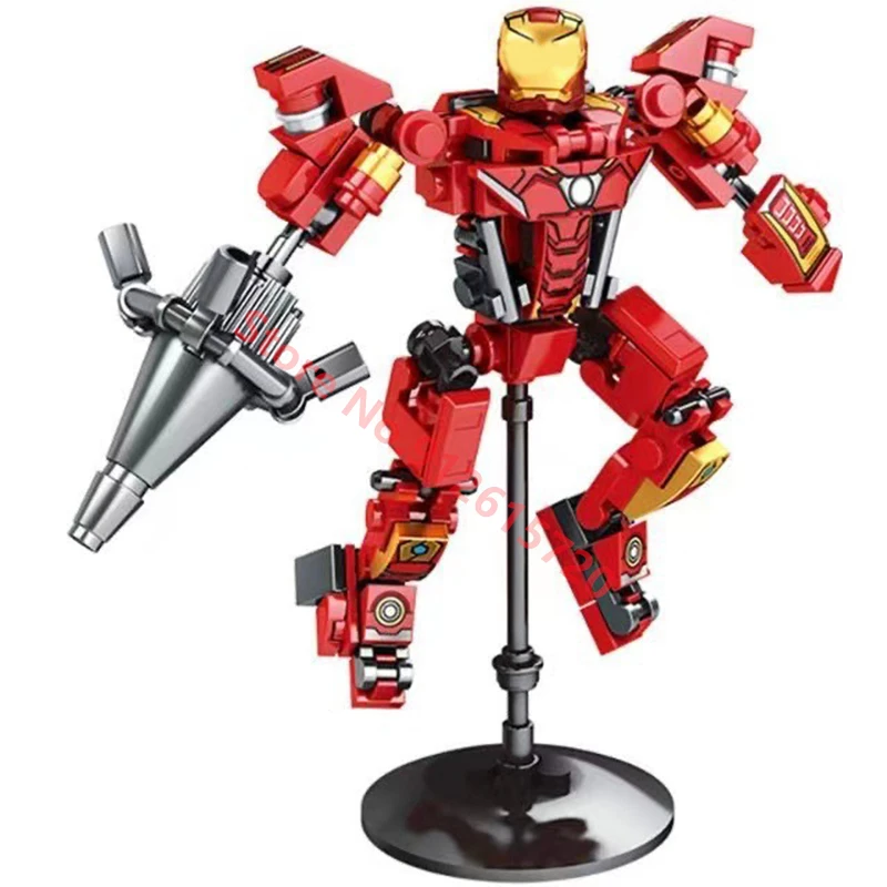 Набор строительных блоков Heroed Movieing Roboting классические наборы модель детские