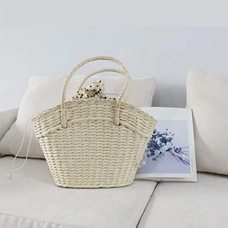 Ladies Summer Casual Straw Retro Woven Handbag Summer Beach Large Capacity Shoulder Underarm Bags for Women 066C
Ladies Summer Casual Straw Retro Woven Handbag Summer Beach Large Capacity Shoulder Underarm Bags for Women 066C