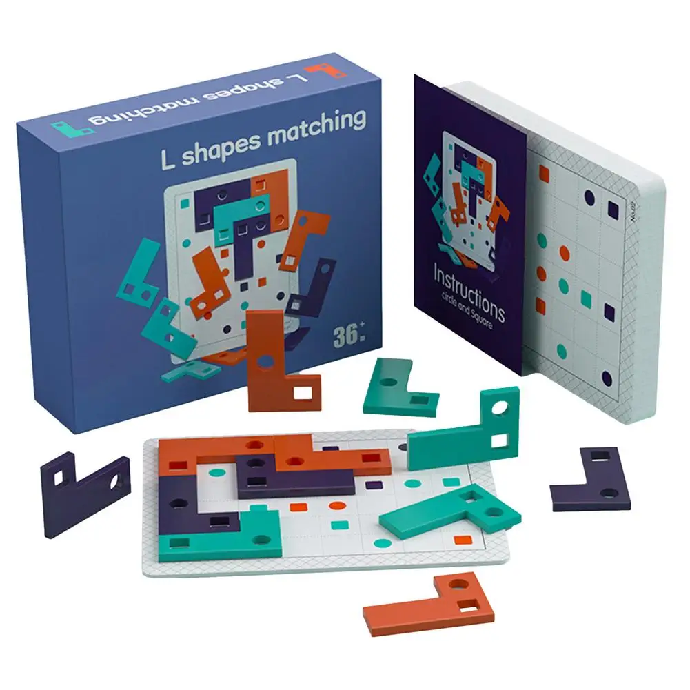 Logical Thinking Game Type L Paired Puzzles Toy Geometric Jigsaw Children Homeschool Supplies Educational Montessori Wooden Toys
Logical Thinking Game Type L Paired Puzzles Toy Geometric Jigsaw Children Homeschool Supplies Educational Montessori Wooden Toys