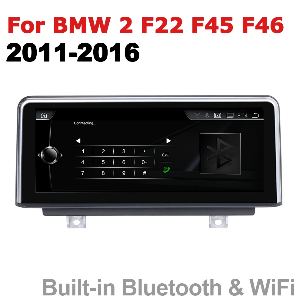 Android 7 0 Автомобильный мультимедийный плеер для BMW 2 серии F22 F45 F46 2011 ~ 2016 NBT WiFi GPS Navi