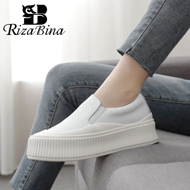 Женские повседневные кроссовки RIZABINA, из натуральной кожи, на платформе, с круглым носком, Размеры 35-39
Женские повседневные кроссовки RIZABINA, из натуральной кожи, на платформе, с круглым носком, Размеры 35-39