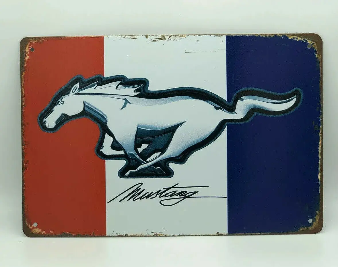 Жестяной винтажный знак Mustang для обслуживания автомобилей, жестяной знак для улицы, гаража, бара, двери, настенный декоративный знак
Жестяной винтажный знак Mustang для обслуживания автомобилей, жестяной знак для улицы, гаража, бара, двери, настенный декоративный знак