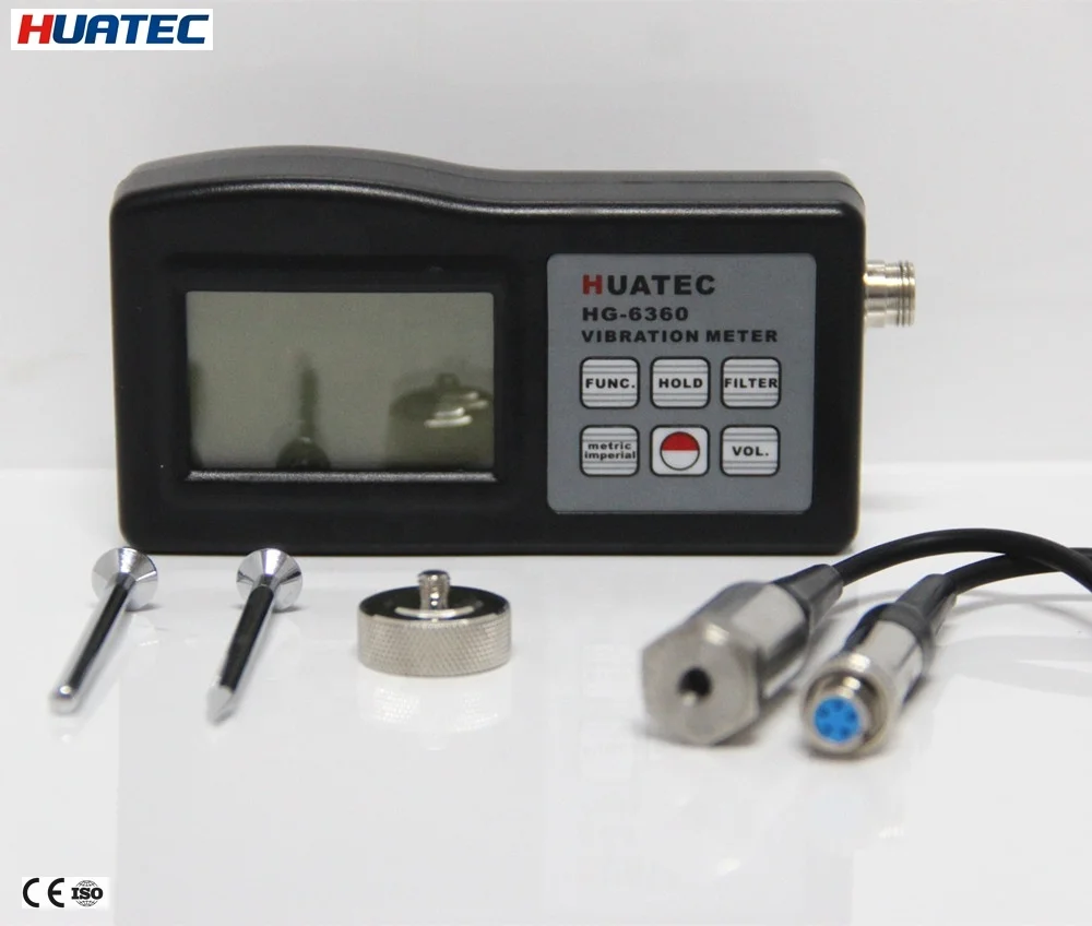 HG6360 China Supply Digital Vibrometer Tester Analyzer Measure Sensitivity Accelerometers Meter
HG6360 China Supply Digital Vibrometer Tester Analyzer Measure Sensitivity Accelerometers Meter