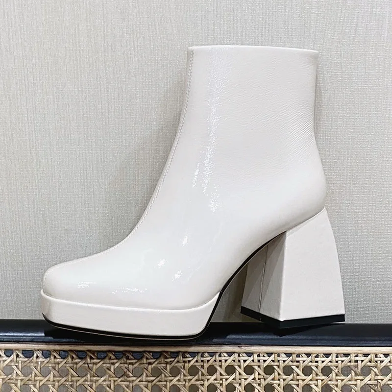 fashion women zipper ankle boots genuine leather square toe riding boots autumn winter boots women dress shoes platform boots
fashion women zipper ankle boots genuine leather square toe riding boots autumn winter boots women dress shoes platform boots