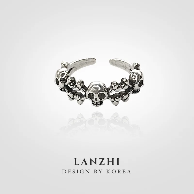 Retro silver plated non fading women's Gothic Punk Steampunk skeleton Ring Set Party Jewelry 2021
Retro silver plated non fading women's Gothic Punk Steampunk skeleton Ring Set Party Jewelry 2021