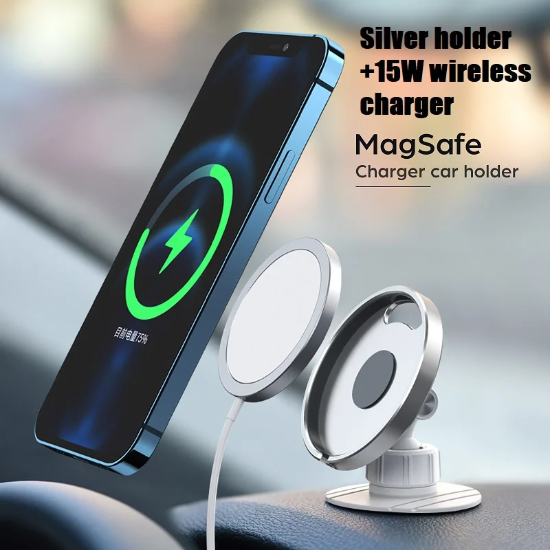 MagSafe Wireless Charger Stand Adjustable Magnet Fast Charging Adapter Plug Mobile Phone Holder For iPhone 12 Pro Max
MagSafe Wireless Charger Stand Adjustable Magnet Fast Charging Adapter Plug Mobile Phone Holder For iPhone 12 Pro Max