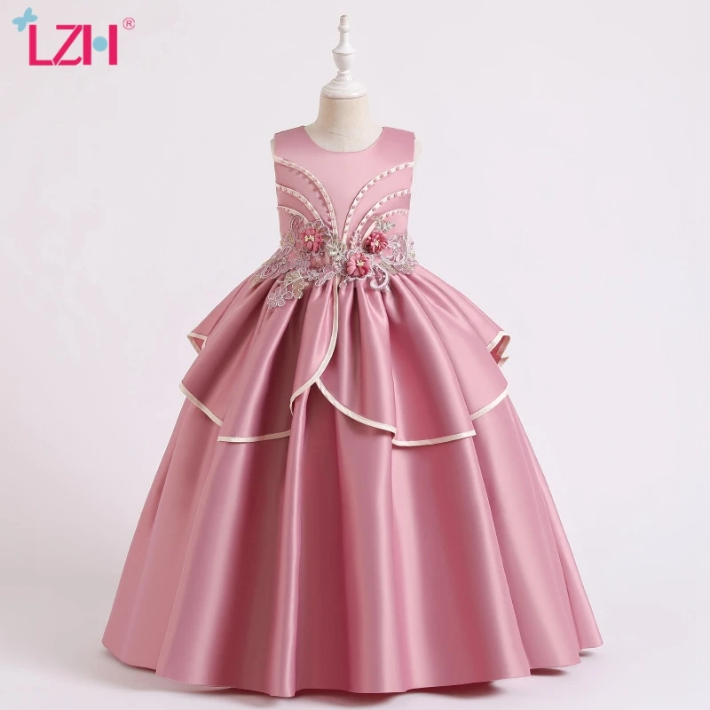 LZH Flower Stripe Long Dress Kids Clothing For Baby Girl Elegant Princess Dress Winter Party Christmas Halloween Kids Ball Gown
LZH Flower Stripe Long Dress Kids Clothing For Baby Girl Elegant Princess Dress Winter Party Christmas Halloween Kids Ball Gown