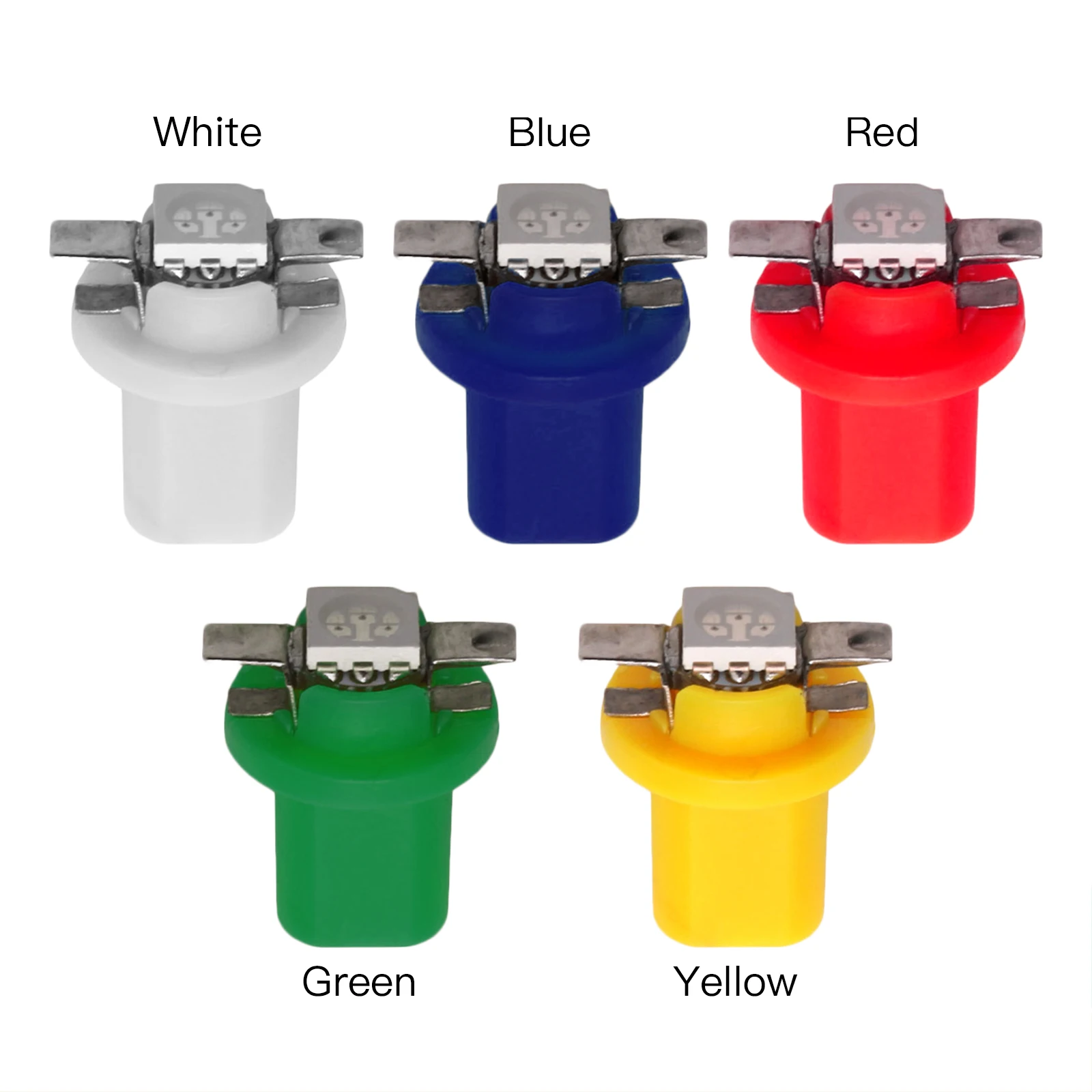 10Pcs LED Light Car Gauge Speed Dash Bulb Dashboard instrument Light Wedge Interior Lamp B8.5D 509T B8.5 5050 LED 1 SMD T5 Lamp
10Pcs LED Light Car Gauge Speed Dash Bulb Dashboard instrument Light Wedge Interior Lamp B8.5D 509T B8.5 5050 LED 1 SMD T5 Lamp