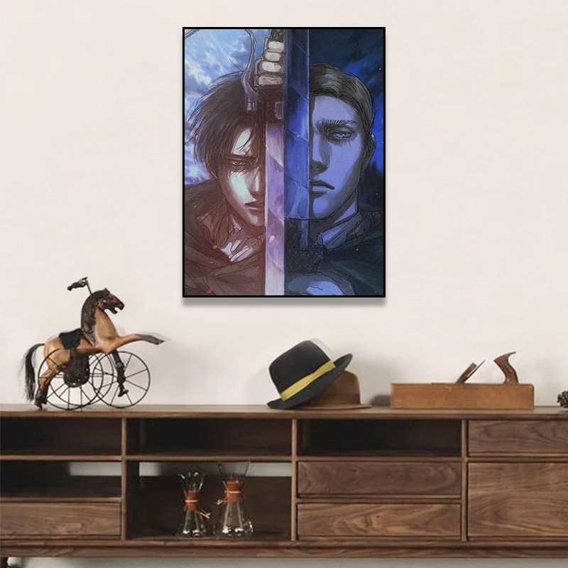 Wall Art HD Prints Levi Ackerman Canvas Paintings Home Decoration Erwin Smith Poster Modular Pictures For Living Room Framework
Wall Art HD Prints Levi Ackerman Canvas Paintings Home Decoration Erwin Smith Poster Modular Pictures For Living Room Framework