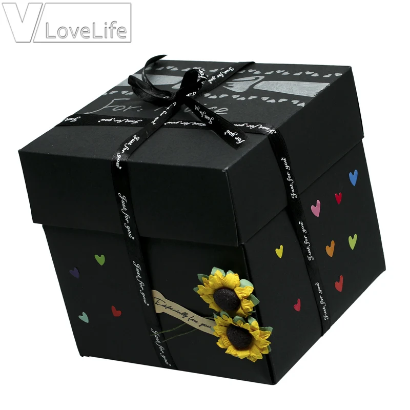 Wedding Gift Box Explosion Box Surprise Box Creative Photo Album Sticker for Valentine's Day Birthday Surprise Gift
Wedding Gift Box Explosion Box Surprise Box Creative Photo Album Sticker for Valentine's Day Birthday Surprise Gift