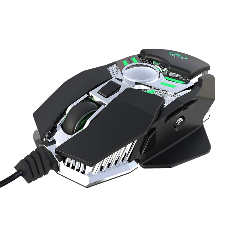 Wired Gaming Mice 6400DPI Programmable Cool Light Sensitive Electronics Accessories for PC Computer Gaming CF LOL
Wired Gaming Mice 6400DPI Programmable Cool Light Sensitive Electronics Accessories for PC Computer Gaming CF LOL