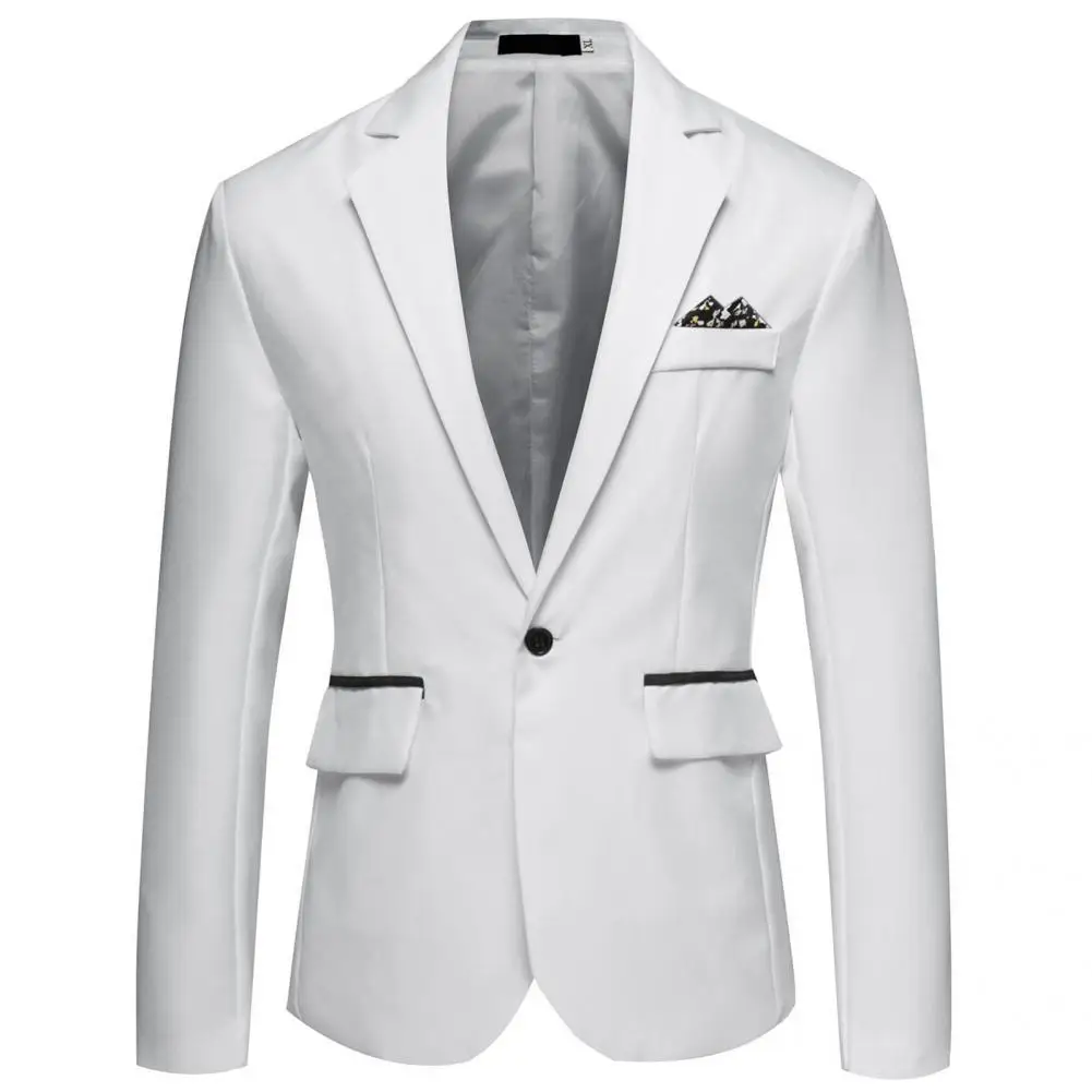 Trendy Fashion Long Sleeve Slim Suit Jacket Lightweight Business Blazer Solid Color Workwear
Trendy Fashion Long Sleeve Slim Suit Jacket Lightweight Business Blazer Solid Color Workwear
