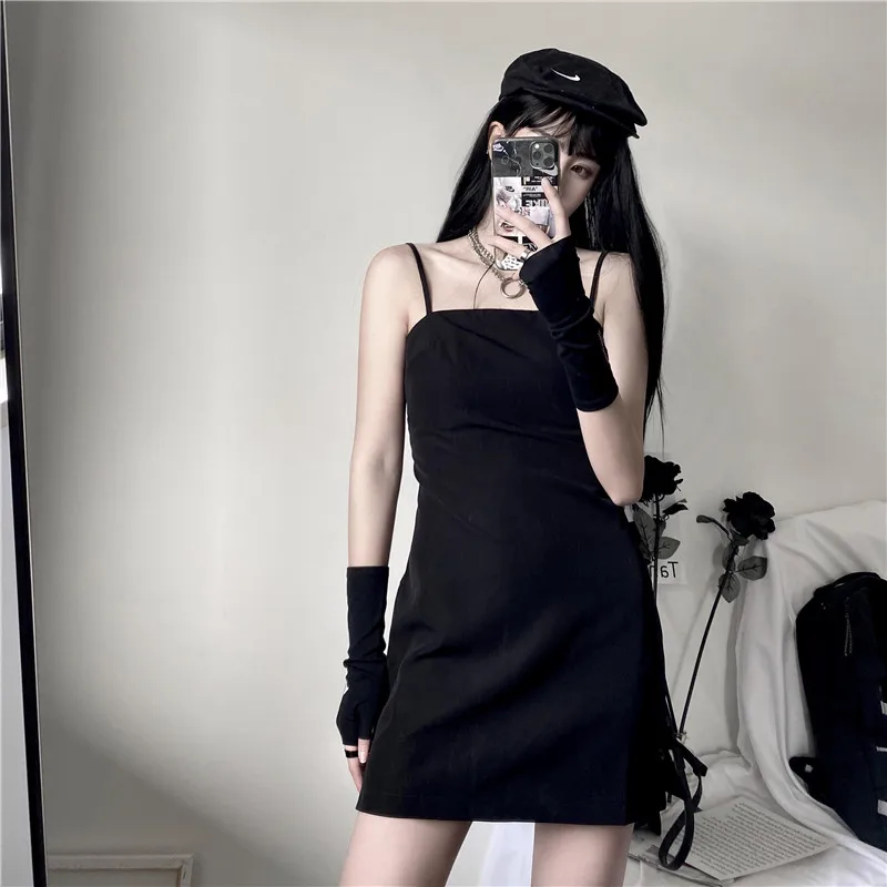 GOOHOJIO 2020 New Casual Sleeveless Women Dresses Spaghetti Strap Mini Backless Women Dresses Summer Sexy Solid Dresses A-line
GOOHOJIO 2020 New Casual Sleeveless Women Dresses Spaghetti Strap Mini Backless Women Dresses Summer Sexy Solid Dresses A-line