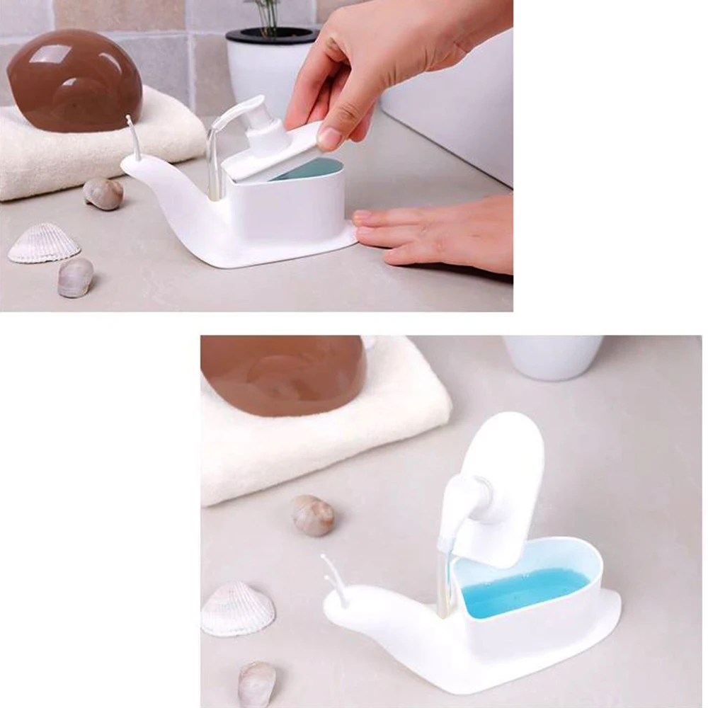Creative Snail Shape Liquid Soap Dispenser Portable Pressing Type Hand Sanitizer Shampoo Container Bottle Bathroom Accessories
Creative Snail Shape Liquid Soap Dispenser Portable Pressing Type Hand Sanitizer Shampoo Container Bottle Bathroom Accessories