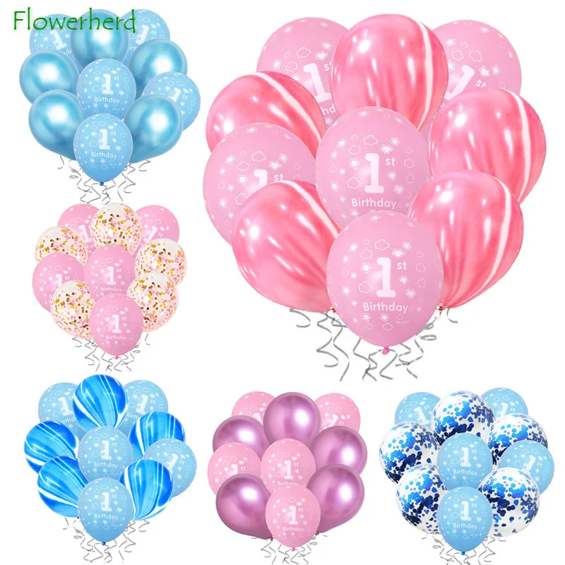 One Year Old Birthday Decoration Latex Confetti Balloons Boy Girl Party Decoration Metal Balloon Set Baby Shower Decorations
One Year Old Birthday Decoration Latex Confetti Balloons Boy Girl Party Decoration Metal Balloon Set Baby Shower Decorations