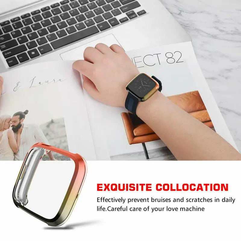 Watch Case Gradient Color Case Cover For Fitbit Versa 2 Soft TPU All-around Protective Case Screen Protector Cover Anti-drop
Watch Case Gradient Color Case Cover For Fitbit Versa 2 Soft TPU All-around Protective Case Screen Protector Cover Anti-drop