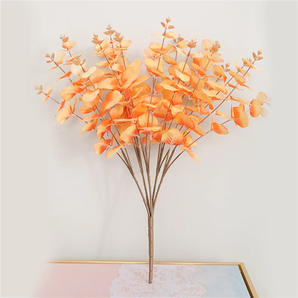 20 Heads 5 Branches Colorful Artificial Eucalyptus Leaves Green Plant Plastics Silk Fake Flower Bouquet Wedding Home Party Decor
20 Heads 5 Branches Colorful Artificial Eucalyptus Leaves Green Plant Plastics Silk Fake Flower Bouquet Wedding Home Party Decor