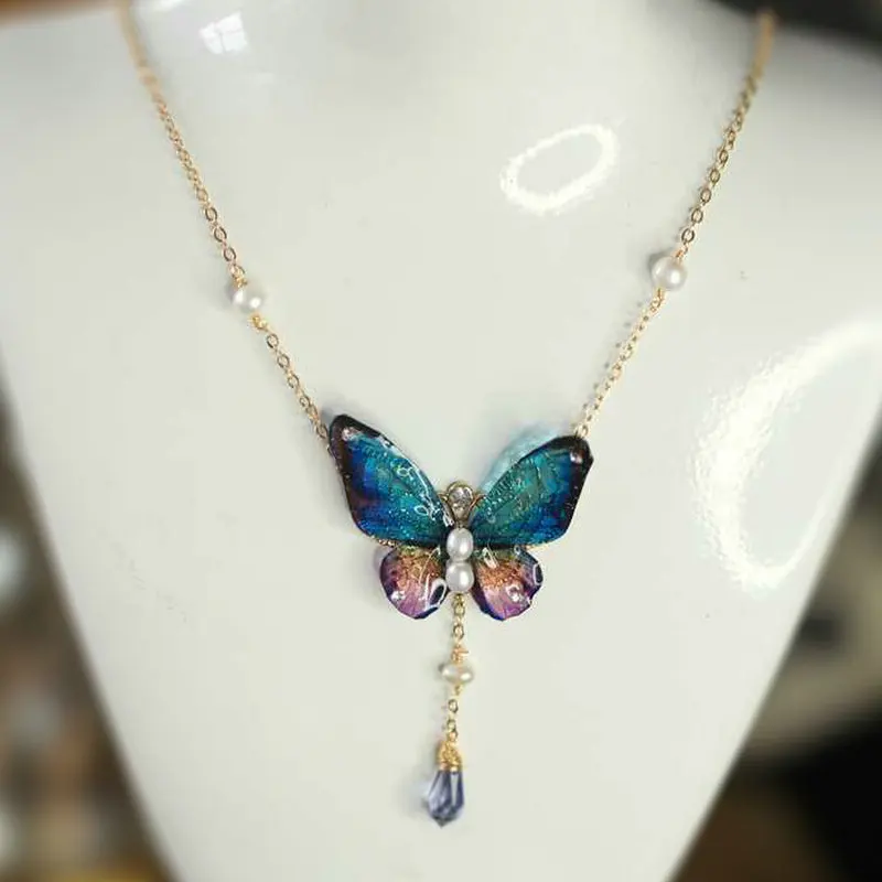 SINZRY exquisite summer jewelry handmade natural pearl waterdrop butterfly chokers necklaces for women
SINZRY exquisite summer jewelry handmade natural pearl waterdrop butterfly chokers necklaces for women