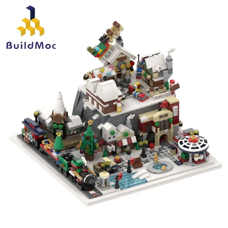 Buildmoc Winter Village Wonderland Theme Movie Building Blocks DIY Architecture Building Block Bricks Kids Toys Christmas Gifts
Buildmoc Winter Village Wonderland Theme Movie Building Blocks DIY Architecture Building Block Bricks Kids Toys Christmas Gifts
