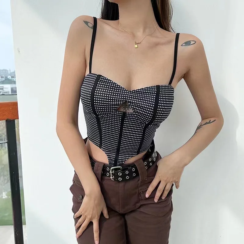 2022 Spring/Summer New Women's Vest Fashion Sling Sexy One-shoulder Slim Climb Top with Shoulder Strap Жилет
2022 Spring/Summer New Women's Vest Fashion Sling Sexy One-shoulder Slim Climb Top with Shoulder Strap Жилет
