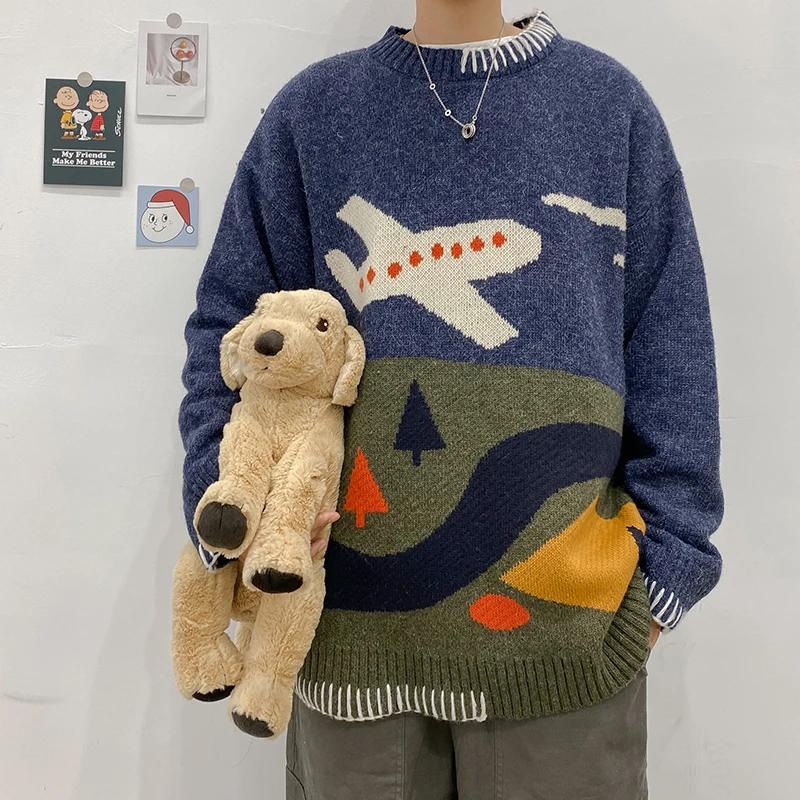 Men Sweater Clothes Winter Sweater Men Fashion Retro Casual Knit Pullover Wild Loose Long Sleeve O-Neck Sweater Man M-2Xl
Men Sweater Clothes Winter Sweater Men Fashion Retro Casual Knit Pullover Wild Loose Long Sleeve O-Neck Sweater Man M-2Xl