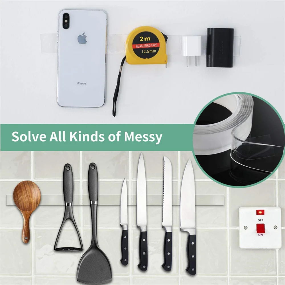 Multifunction Nano Tape Double Sided Household Wall Hangings Adhesive Glue Transparent Tapes Non-slip Stickiness Gel Grip Tape
Multifunction Nano Tape Double Sided Household Wall Hangings Adhesive Glue Transparent Tapes Non-slip Stickiness Gel Grip Tape