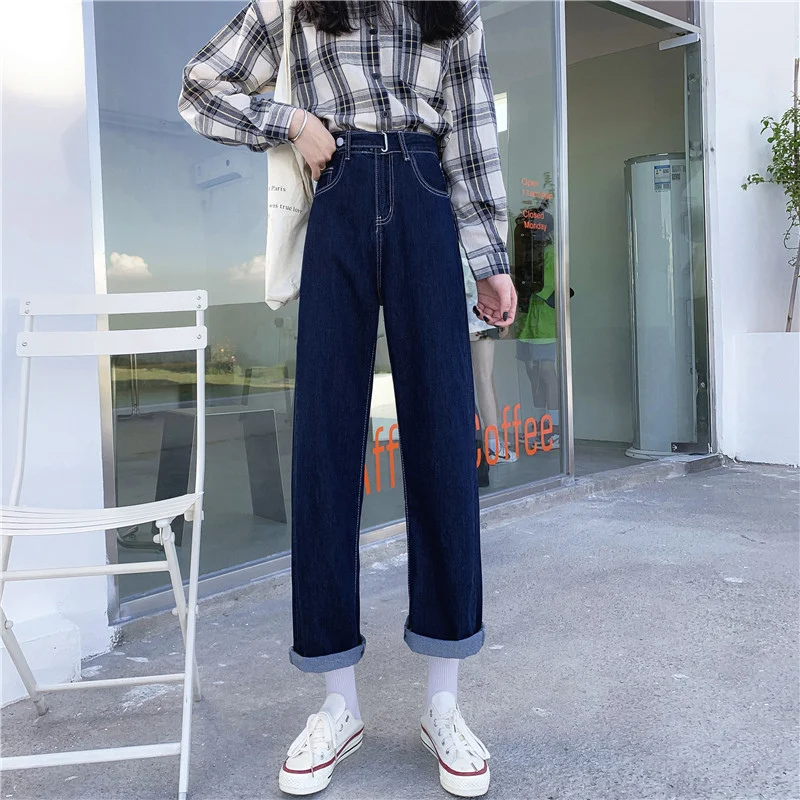 2022 Fashion Cool Women's Loose High Waist Wide Leg Trousers Lady Plus Size Casual Straight Leg Jeans New Girl Slim Denim Pants
2022 Fashion Cool Women's Loose High Waist Wide Leg Trousers Lady Plus Size Casual Straight Leg Jeans New Girl Slim Denim Pants