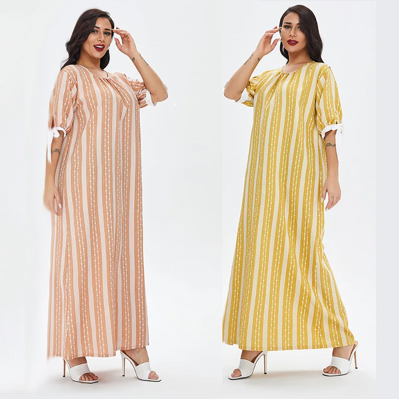 Muslim women's casual dress pajamas summer Arabian robe plus size women's dress casual middle east robe
Muslim women's casual dress pajamas summer Arabian robe plus size women's dress casual middle east robe