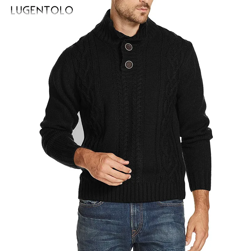Свитер Lugentolo Мужской трикотажный, модный однотонный Повседневный Свободный пуловер с длинным рукавом, круглым вырезом, на пуговицах, на осе...
Свитер Lugentolo Мужской трикотажный, модный однотонный Повседневный Свободный пуловер с длинным рукавом, круглым вырезом, на пуговицах, на осе...