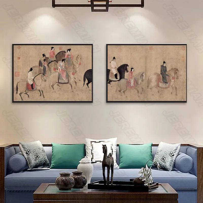 Horseback Riding Rich Character Poster Nordic Landscape Waterproof Ink Canvas Print Painting Modern Living Room Decoration
Horseback Riding Rich Character Poster Nordic Landscape Waterproof Ink Canvas Print Painting Modern Living Room Decoration