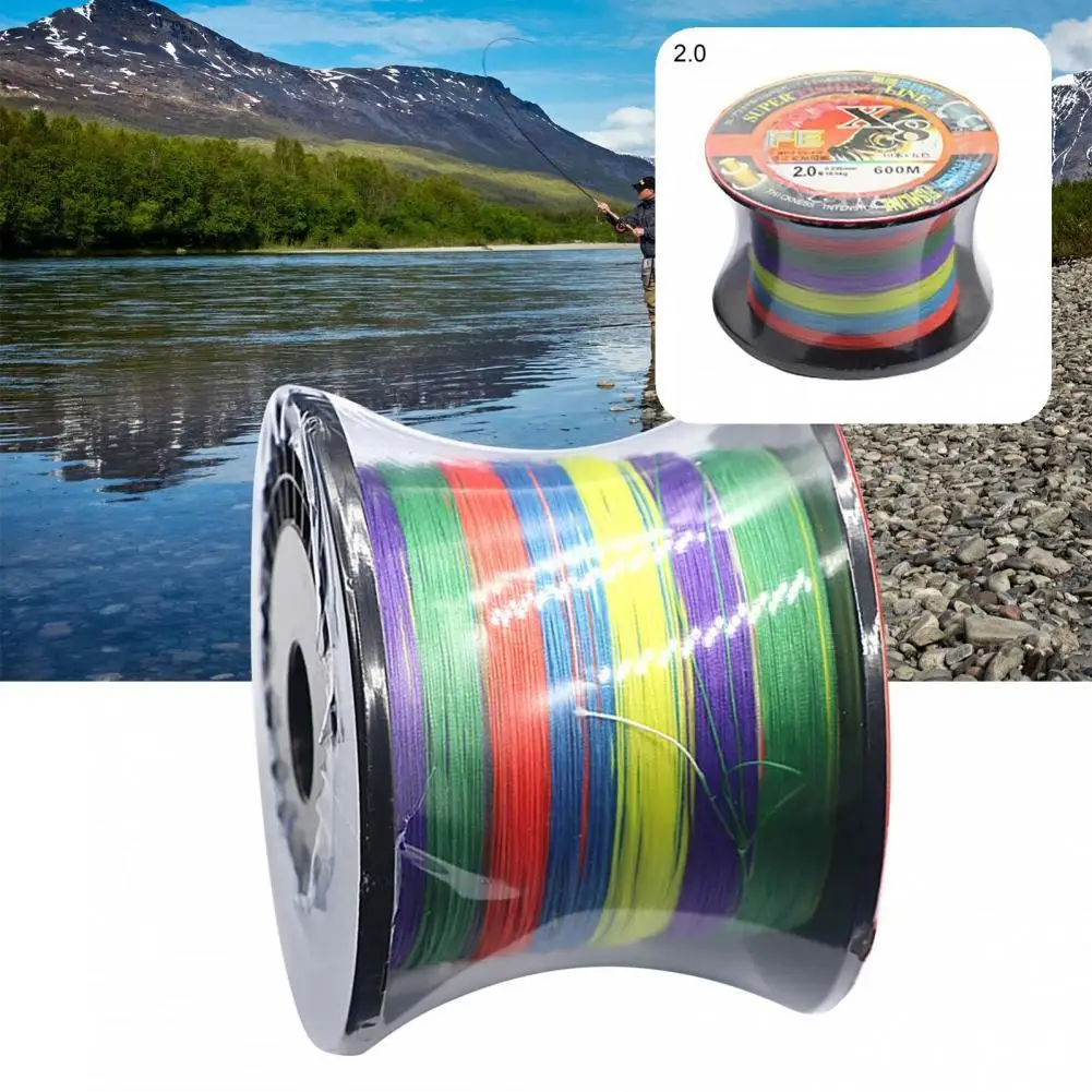 

Portable Useful 8 Trands Tear Resistance Carp Fishing Line Reliable Fishing Thread Easy to Carry for Outdoor Fishing