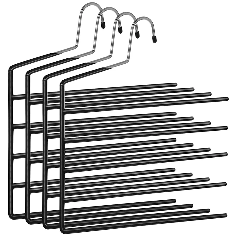 Pants Hangers Space Saving, Set of 4 Open-Ended Clothes Hangers, Multiple Pant Hanger, Pants Organizer Hanger, Pant
Pants Hangers Space Saving, Set of 4 Open-Ended Clothes Hangers, Multiple Pant Hanger, Pants Organizer Hanger, Pant