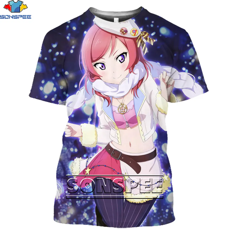 SONSPEE 3d Anime Idol Gril T Shirt Print Love Live Men's T Shirts Women Sportswear Homme Fashion T-shirt Cute Harajuku Funny Tee
SONSPEE 3d Anime Idol Gril T Shirt Print Love Live Men's T Shirts Women Sportswear Homme Fashion T-shirt Cute Harajuku Funny Tee