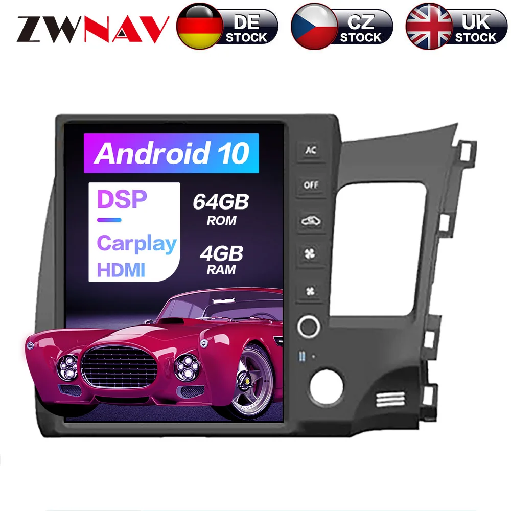12.1 Inch GPS Navigation Car Radio For Honda Civic 2008-2011 Car Video HD Vertical Screen Stereo Multimedia DSP Carplayer
12.1 Inch GPS Navigation Car Radio For Honda Civic 2008-2011 Car Video HD Vertical Screen Stereo Multimedia DSP Carplayer