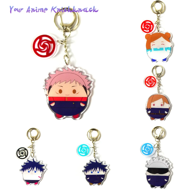 Hot Anime Keychains Cute Jujustu Kaisen Key Chains Charm Cartoon Figures Backpack Pendant Accessoires for Fans Friends Gift
Hot Anime Keychains Cute Jujustu Kaisen Key Chains Charm Cartoon Figures Backpack Pendant Accessoires for Fans Friends Gift