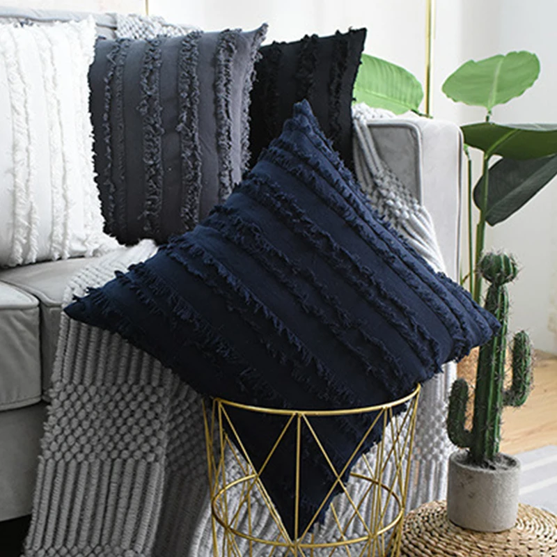 Boho Style Bed Pillowcover Cotton Canvas Tufted Embroidery Throw Cushion Cover Living Room Office Decoration Pillowcase 40804
Boho Style Bed Pillowcover Cotton Canvas Tufted Embroidery Throw Cushion Cover Living Room Office Decoration Pillowcase 40804