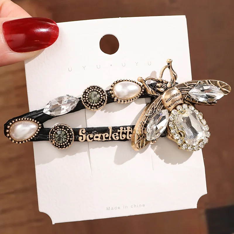Fashion Cartoon Crystal Rhinestone Women Hair Clips Vintage Princess Bangs Hairpins Girls Accessories Birthday Gifts Photo Props
Fashion Cartoon Crystal Rhinestone Women Hair Clips Vintage Princess Bangs Hairpins Girls Accessories Birthday Gifts Photo Props
