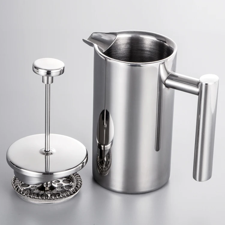 Coffee Maker French Press Stainless Steel Espresso Coffee Machine High Quality Double-Wall Insulated Coffee Tea Maker Pot 1000ml
Coffee Maker French Press Stainless Steel Espresso Coffee Machine High Quality Double-Wall Insulated Coffee Tea Maker Pot 1000ml