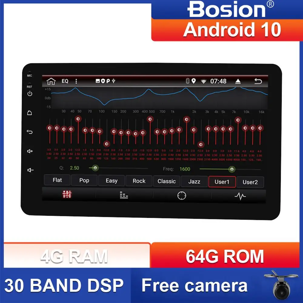 Автомагнитола Bosion DSP PX6, универсальная стереомагнитола с GPS, 4 Гб + 64 ГБ, 8 дюймов, 1/2DIN, Android 10, Wi-Fi, USB, SWC, BT
Автомагнитола Bosion DSP PX6, универсальная стереомагнитола с GPS, 4 Гб + 64 ГБ, 8 дюймов, 1/2DIN, Android 10, Wi-Fi, USB, SWC, BT