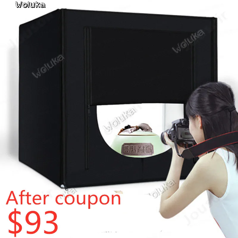 80 см лайтбокс Студия фотография Light Box квадратных софтбоксов светодиодный
