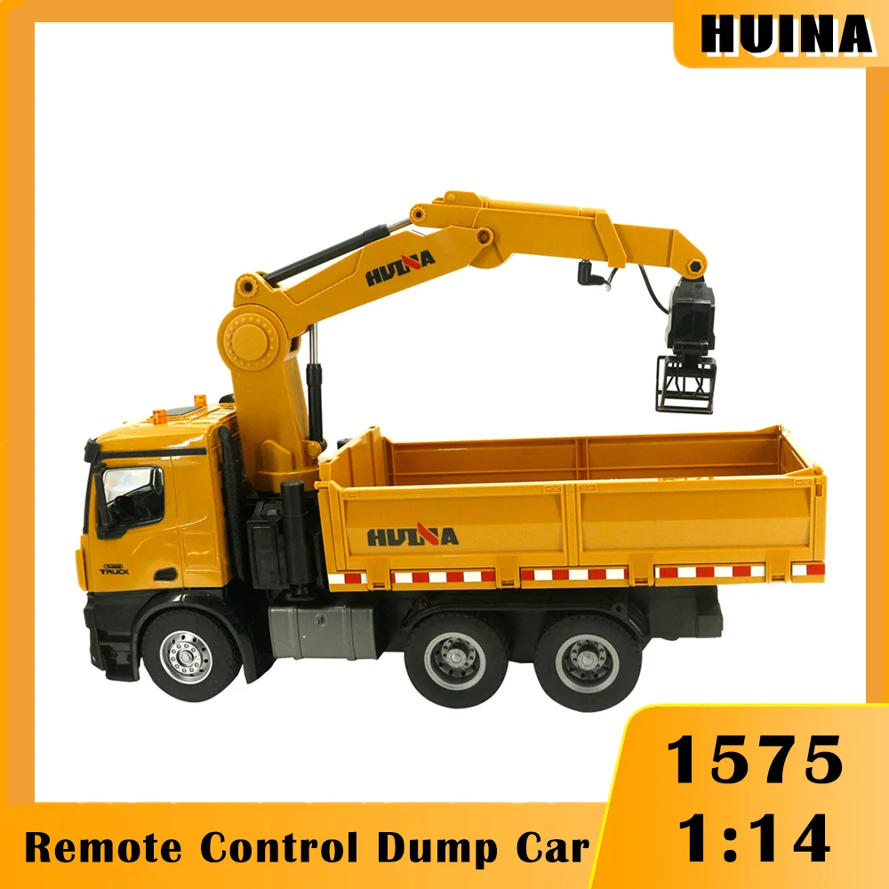 HUINA 1575 1:14 RC Engineering Truck Remote Control Construction Vehicles Super Power Dump Car Child Gift Electric Loader RC Car
HUINA 1575 1:14 RC Engineering Truck Remote Control Construction Vehicles Super Power Dump Car Child Gift Electric Loader RC Car