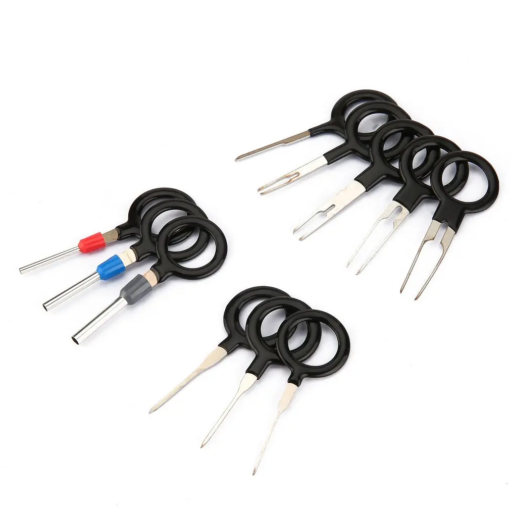 11pcs Car Plug Terminal Wiring Removal Key Connector Pin Terminal Fast Extractor Tool KFZ Stecker ISO Pin Release Tool Hot
11pcs Car Plug Terminal Wiring Removal Key Connector Pin Terminal Fast Extractor Tool KFZ Stecker ISO Pin Release Tool Hot