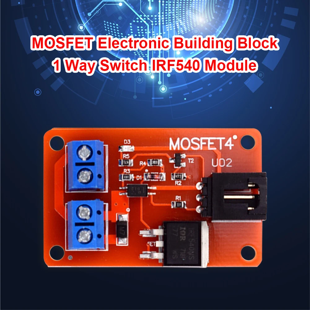 Для HW-197 1 Way MOSFET триггерный переключатель модуль драйвера MOSFET Кнопка IRF540 Модуль платы для светодиодной ленты аксессуары
Для HW-197 1 Way MOSFET триггерный переключатель модуль драйвера MOSFET Кнопка IRF540 Модуль платы для светодиодной ленты аксессуары